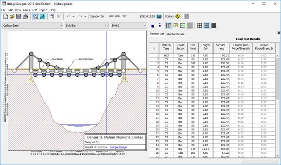 West Point Bridge Designer screenshot