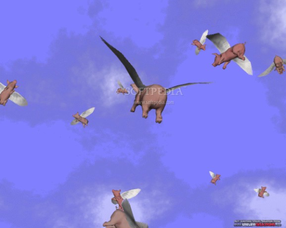 When Pigs Fly! 3D Screensaver screenshot