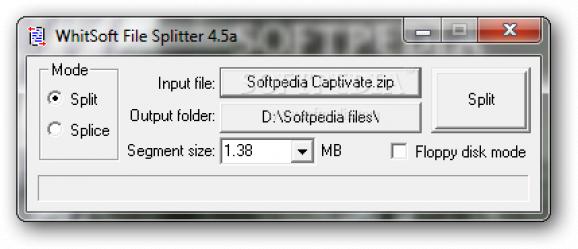 WhitSoft File Splitter screenshot