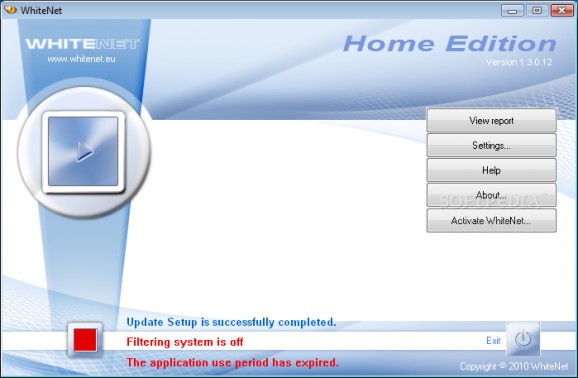 Whitenet Home Edition screenshot