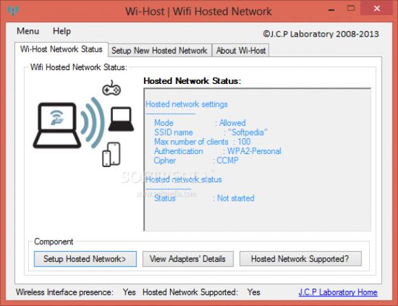 Wi-Host screenshot
