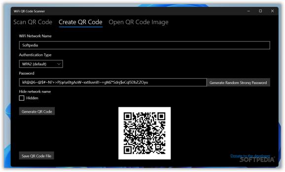 WiFi QR Code Scanner screenshot