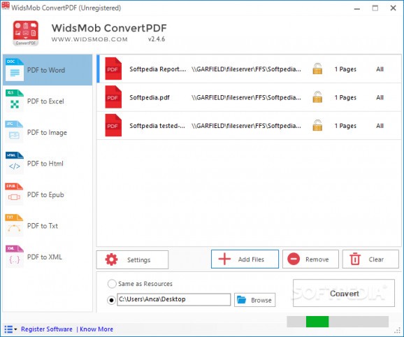 WidsMob ConverterPDF screenshot