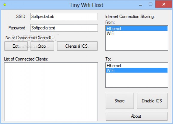 Tiny Wifi Host screenshot