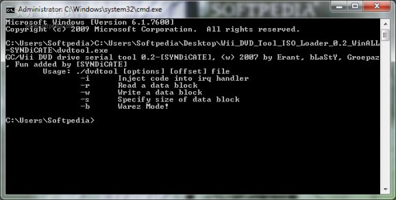 Wii DVD Tool ISO Loader screenshot