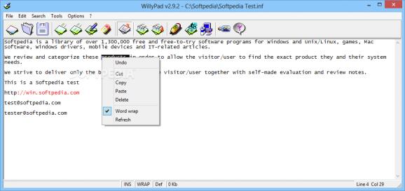 WillyPad screenshot