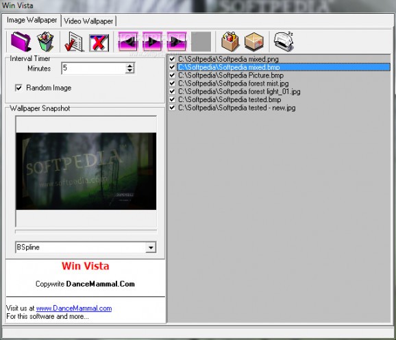 Win Vista Wallpaper Changer screenshot