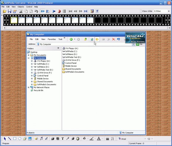 WinCAM 2000 Professional Edition screenshot