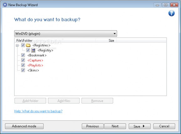 WinDVD Backup4all Plugin screenshot