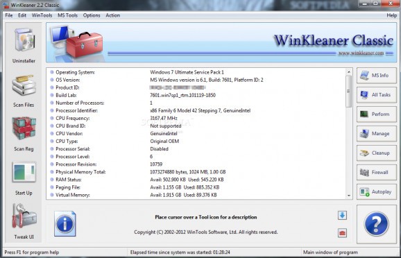 WinKleaner Classic screenshot