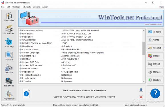 WinTools.net Professional screenshot