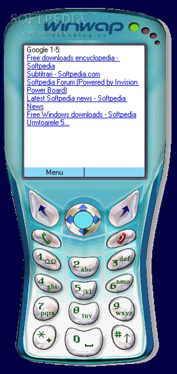 WinWAP Smartphone Browser Emulator screenshot
