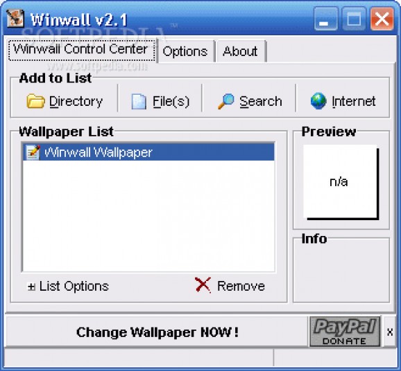 WinWall screenshot