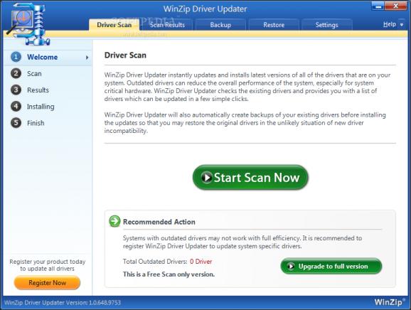 WinZip Driver Updater screenshot