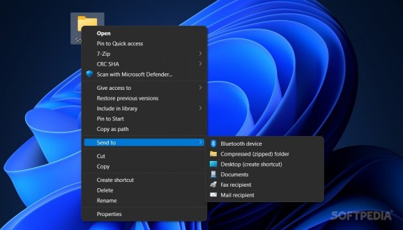 Windows 11 Context Menu Switch Files screenshot