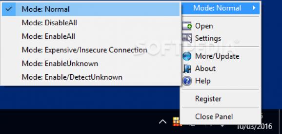 Windows 10 Firewall Control Plus Portable screenshot