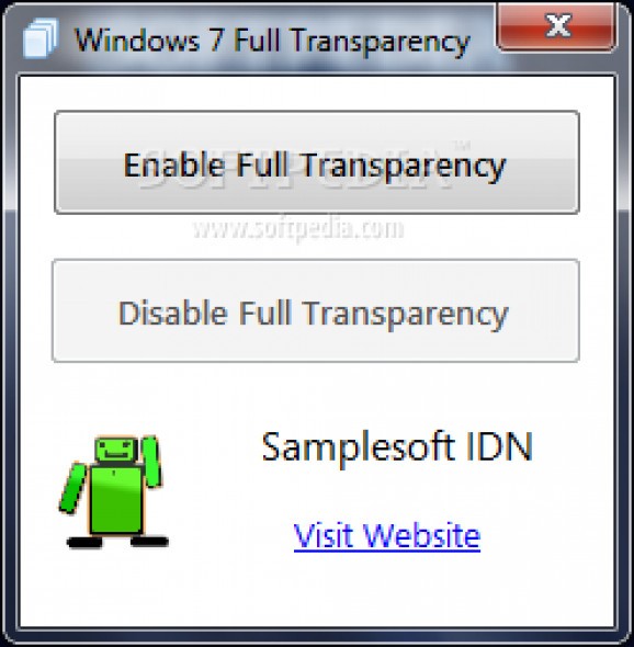 Windows 7 Full Transparency screenshot