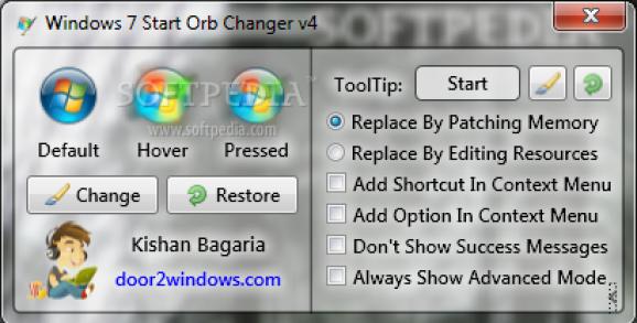 Windows 7 Start Orb Changer screenshot