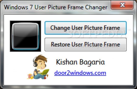 Windows 7 User Picture Frame Changer screenshot