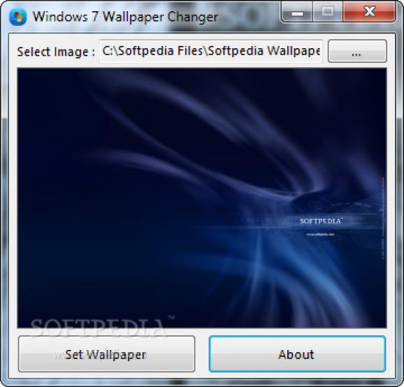 Windows 7 Starter Wallpaper Changer screenshot