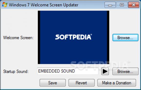 Windows 7 Welcome Screen Updater screenshot