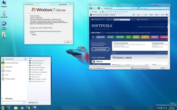 Windows 7 Service Pack 1 (SP1) screenshot