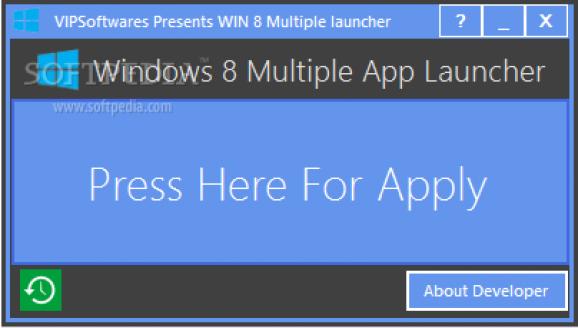 Windows 8 Multiple App Launcher screenshot