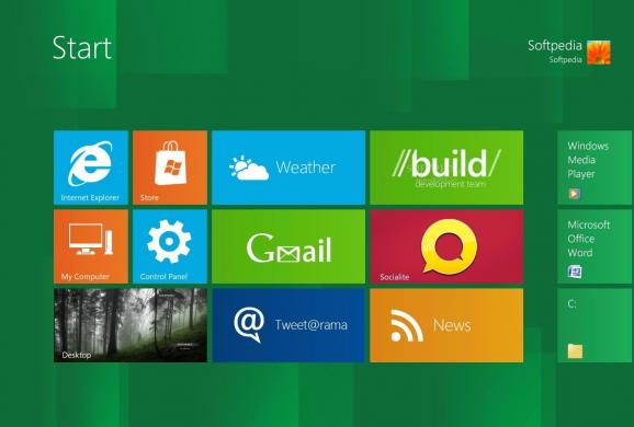 Windows 8 Start Screen screenshot
