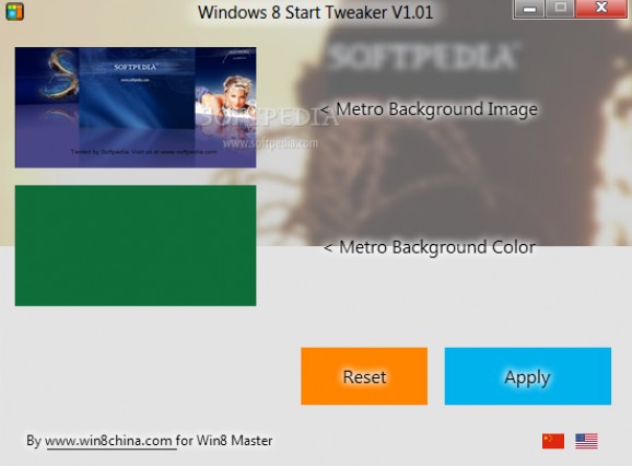 Windows 8 Start Tweaker screenshot