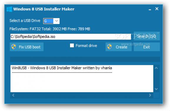 Windows 8 USB Installer Maker screenshot