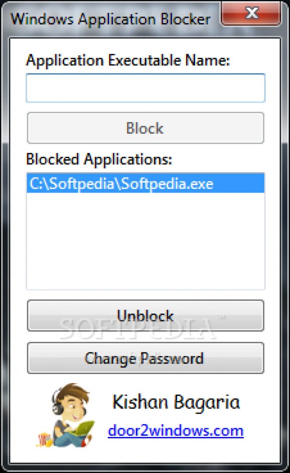 Windows Application Blocker screenshot