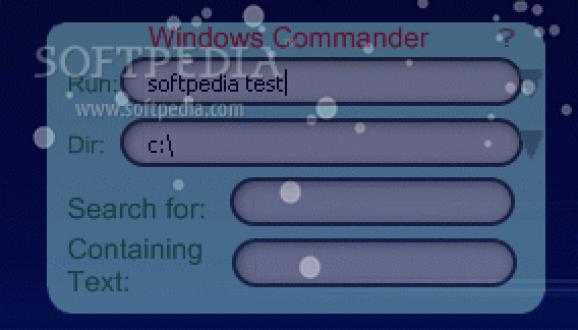 Windows Commander Widget screenshot