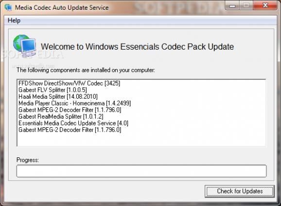 Windows Essentials Codec Pack screenshot