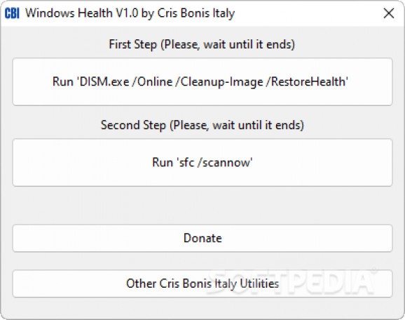 Windows Health screenshot