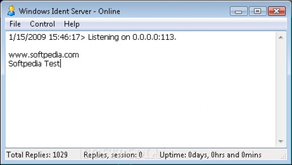 Windows Ident Server screenshot