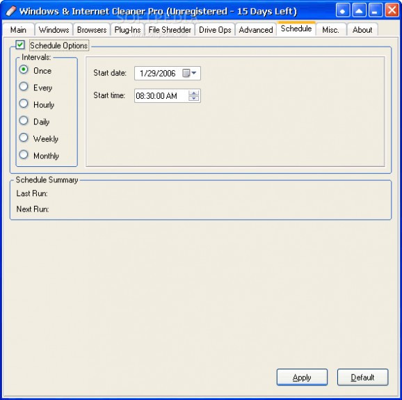 Windows & Internet Cleaner Pro screenshot
