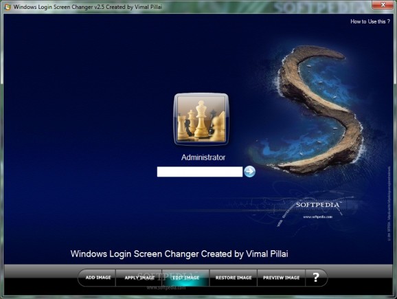 Windows Login Screen Changer screenshot