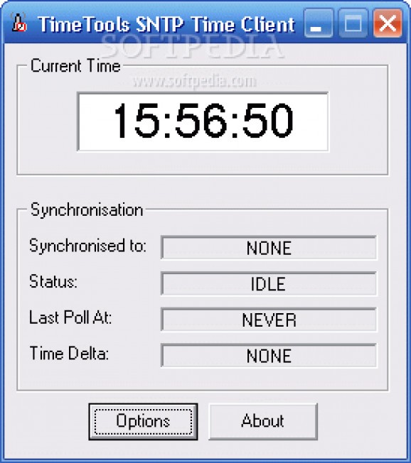 Windows NTP Time Server Client screenshot