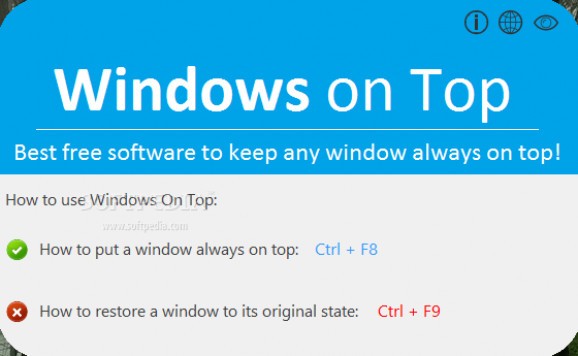 Windows On Top screenshot