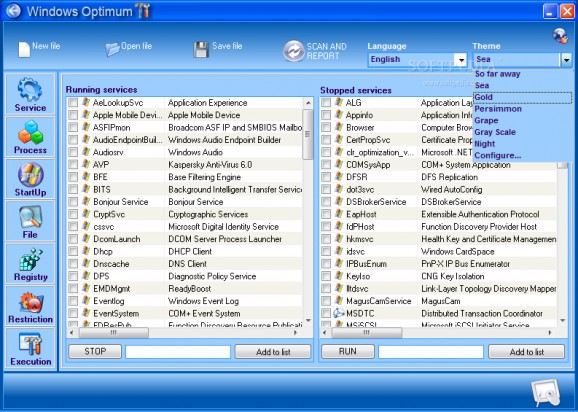 Windows Optimum screenshot