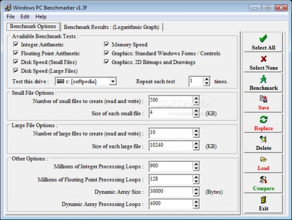 Windows PC Benchmarker screenshot
