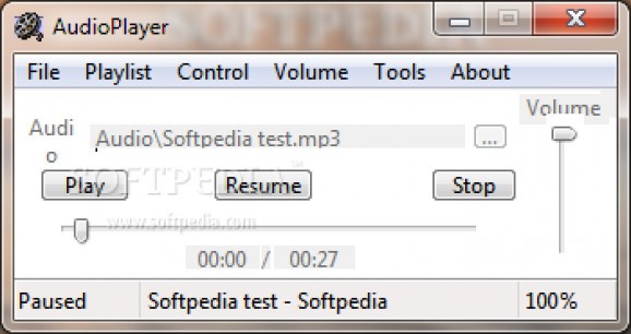 Portable AudioPlayer screenshot