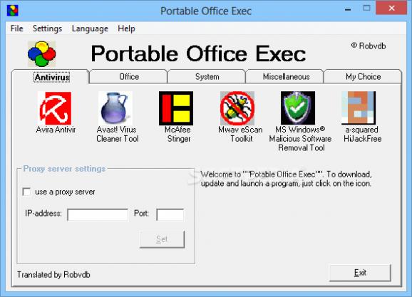 Portable Office Exec screenshot