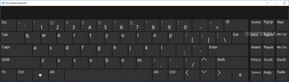 Portable On-Screen Keyboard screenshot