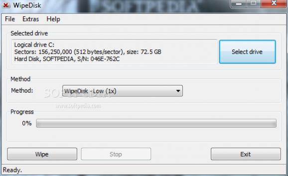 Portable WipeDisk screenshot