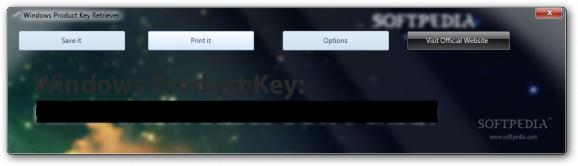 Windows Product Key Retriever screenshot