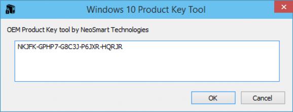 Windows Product Key Tool screenshot