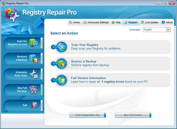 Registry Repair Pro screenshot