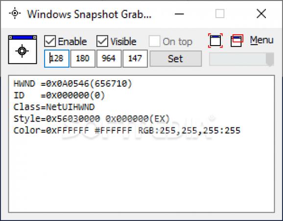 Windows Snapshot Grabber screenshot