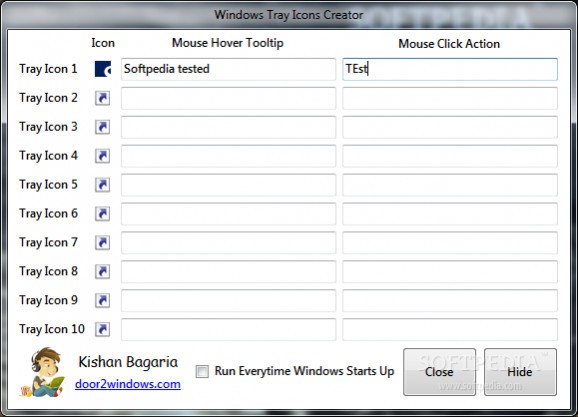 Windows Tray Icons Creator screenshot